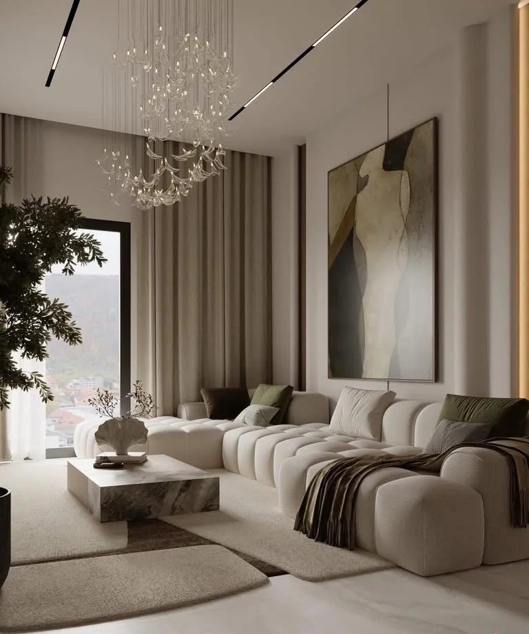 Luxury bedroom interior by Mum Grhum