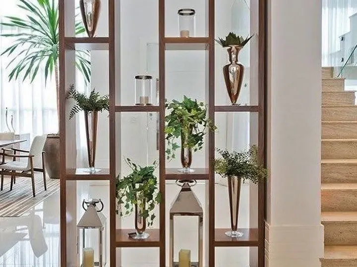 Green Display Divider by Mum Grhum Interiors