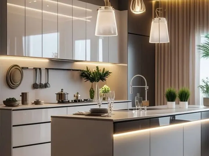 Island Kitchen by Mum Grhum Interiors