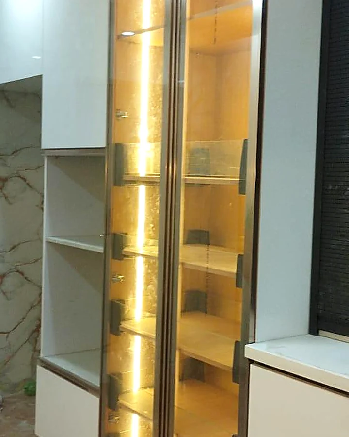 Straight Kitchen design in Lucknow