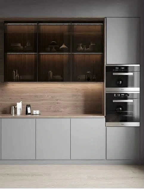 Profile Shutter Kitchen design in Lucknow