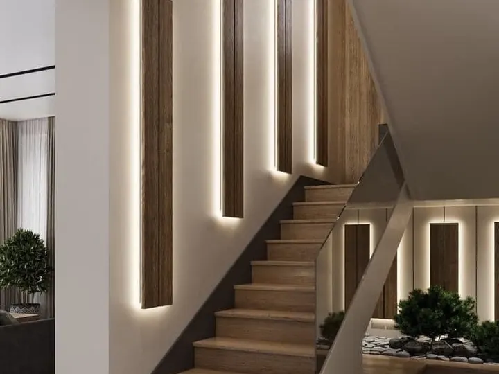 Sculptural Staircase by Mum Grhum Interiors