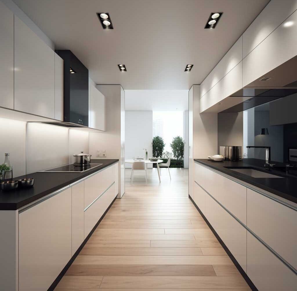 Parallel / Galley Modular Kitchen