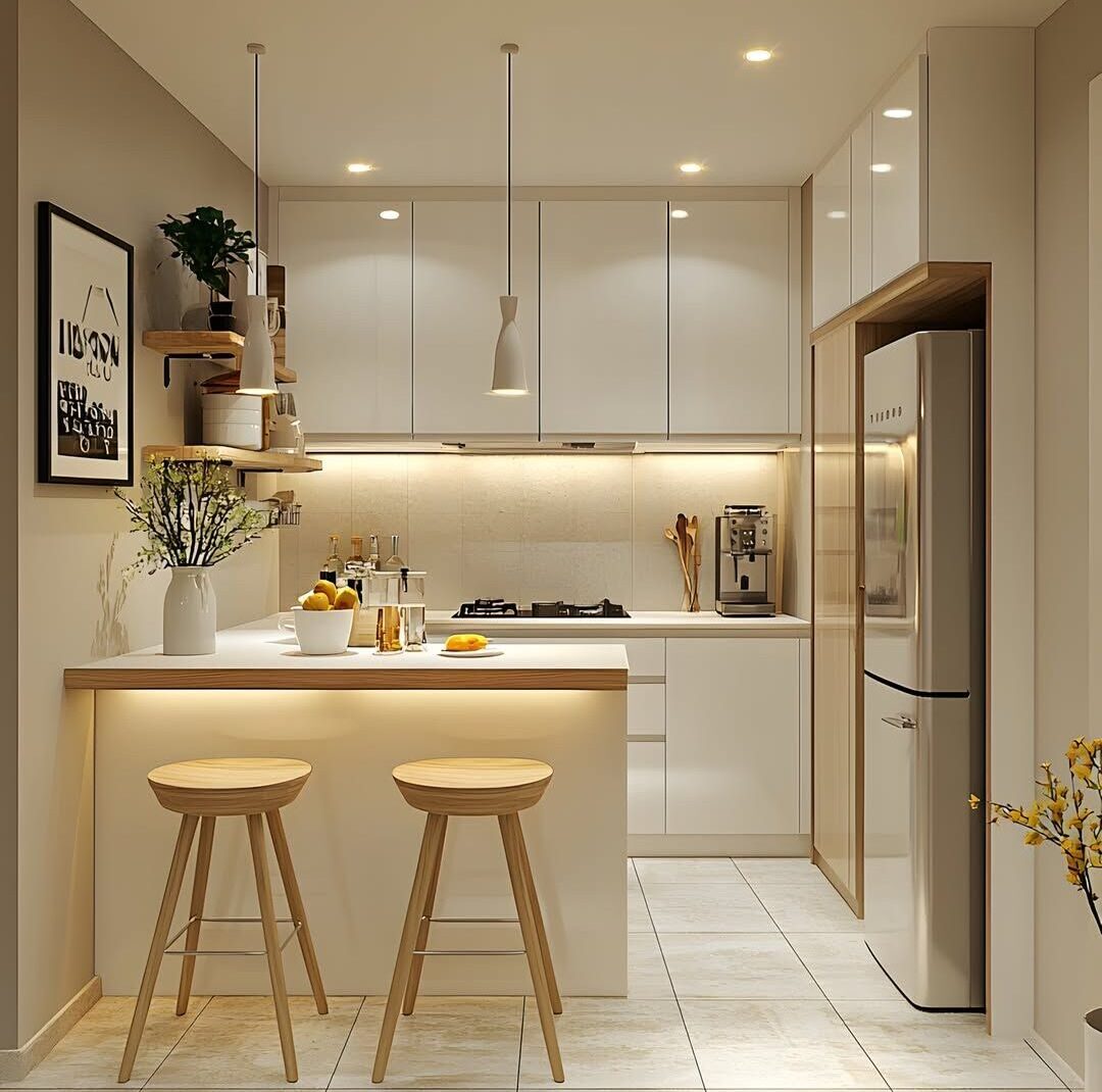 G-Shaped Modular Kitchen